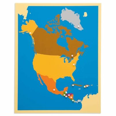 Εικόνα της Nienhuis Montessori-Puzzle Map North America